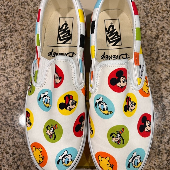 Vans x Disney collaboration Slip-On Sneakers - special limited release worn 1x - Picture 4 of 13